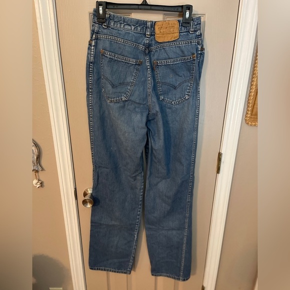 Levi’s women’s vintage 1970s orange tab light weight 5 pocket med wash jeans 28. - Picture 9 of 12